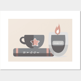 Aesthetic Hygge Posters and Art